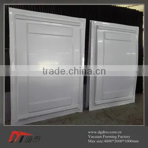 OEM Vacuum Forming Huge Machine White ABS Plastic Cover thumbnail-1