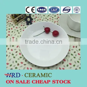 Hot Sale Chinese Bulk Stocked Dinner Ceramic Plate thumbnail-1