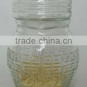 Kitchen Cyinder Pepper and Salt Glass Spice Jar With Stripe Design thumbnail-1