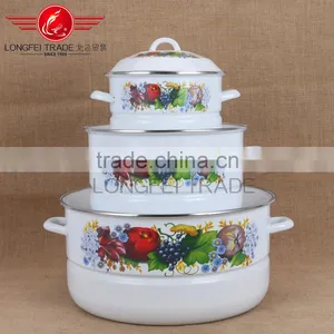 2016 Hot Selling China Enamelware Cookware Sets Wholesale thumbnail-1