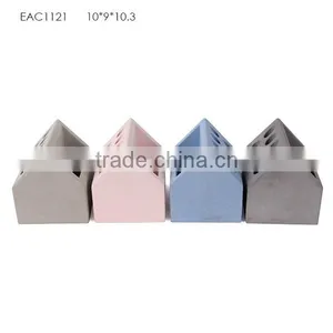 Wholesale Desktop Concrete Hand Made Pen Holder With Phone Holder or Memo Pad Holder thumbnail-1