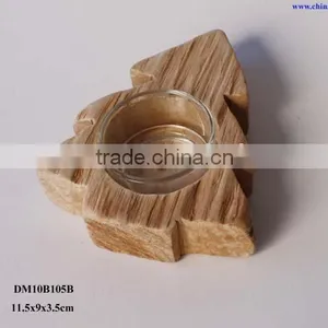 Drift Wood Tealight Stand thumbnail-1