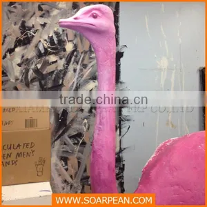Fiberglass Ostrich Sculpture Manufacturers thumbnail-2