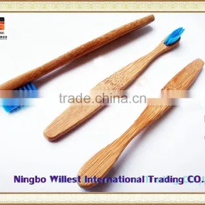 Natural Bamboo Toothbrush for Children Oral Hygiene, Home or Hotel Use Toothbrush thumbnail-1
