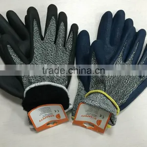 DDSAFETY Anti Cut Safety Gloves 13 Gauge Prevent Cut PU Gloves Cut Resistance Gloves thumbnail-5