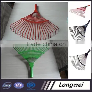 22 Tines Steel Green Sweeper Leaf Rake thumbnail-1