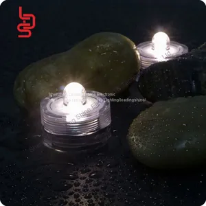 Цветной водонепроницаемый светодиодный чайный свечик в форме цветка сливы thumbnail-5