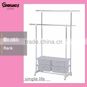 Metal Folding Clothes Rail Rack Laundry Hanger Foldable Towel Drying Stand thumbnail-5
