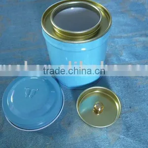 Round Tea Can With Plug-in Lid thumbnail-1
