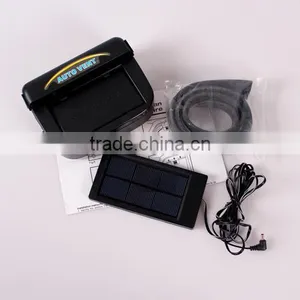 1W Solar Power Car Fan Auto Vent With Seperately Solar Panel thumbnail-1