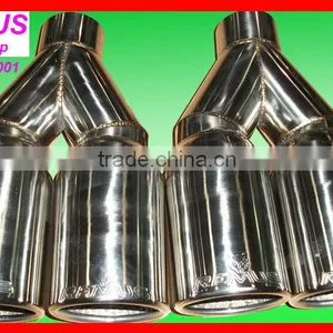 Performance Muffler,Welding Dual Pipe thumbnail-1