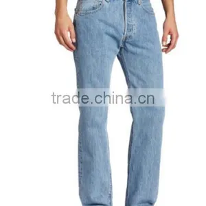 Wholesale OEM Sell Classic Simple Style Design for Men Eco-friendly Jeans thumbnail-1