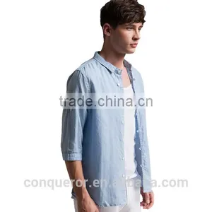 Men's White Linen Shirt HOT! MSRL0042 thumbnail-4