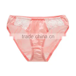 Good Quality Custom 100% Silk Sexy Fancy Woman Underwear thumbnail-1
