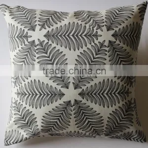 Leaves Print Cushion Cover thumbnail-1