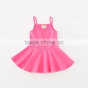 2016 Baby Girl Summer Tutu Dress Hand Made Baby Boutique Girl Dress Girls Sling Dress thumbnail-1