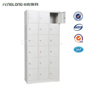 Public 18 Door Locker Steel Locker Cabinets With CKD Package thumbnail-3
