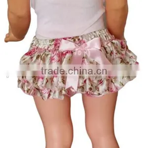 Cute Baby Bloomers Floral Ruffled Summer Underwear Bloomers thumbnail-1