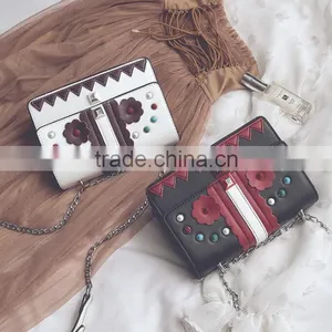 Zm50330b Europe Fashion Contrast Color Women Bags Trendy Single Shoulder Bag thumbnail-3