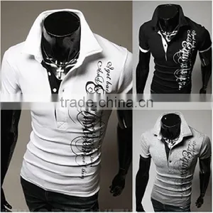 New Design Fashion Men's Casual Short Sleeve Polo t Shirt thumbnail-1