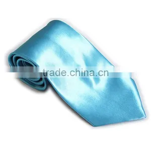 MOQ 50 Pcs Hot Sale Length 145 cm Width 10 cm New Arrival Tide Ordinary Men Solid Ties thumbnail-1