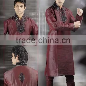 Designer Kurta Pyjamas thumbnail-6