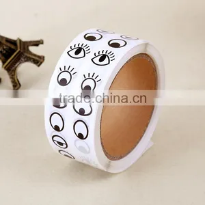 Carton Sticker Roll Shape Multcolor Sticker for Kids Coated Art Paper Sticker With Lamination Sticker for Children Education thumbnail-2