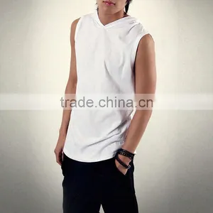 Polyester & Cotton Men Athletic Tank, Different Size for Choice, Solid, More Colors for Choice, Sold By PC thumbnail-6