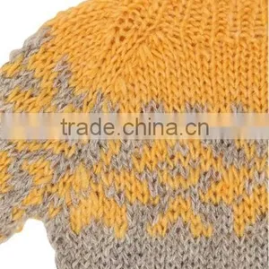 100% Wool Pullover Sweater o Neck Knitting Machine Sweater thumbnail-2