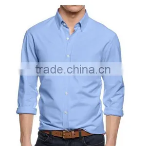 Plain Design Extra Soft New Style Slim Fit Mens Casual Dress Shirt thumbnail-2