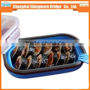 2017 China Supplier Hot Sales Good Quality Silicone Bento Lunch Box thumbnail-4