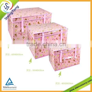 Big Middle Small Waterproof Coating Folding Storage Box thumbnail-2