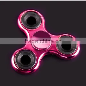 Hot Selling Yiwu Factory Wholesale Plating Electroplating Hand Finger Toy Fidget Spinner thumbnail-3