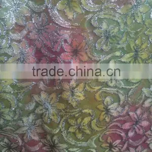 Polyester Spandex Fabric Burnout Printed Korean Velvet 2017 thumbnail-4