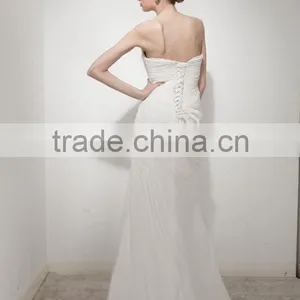 Mermaid Sweetheart Court Train Lace Wedding Dress AS30702 thumbnail-2