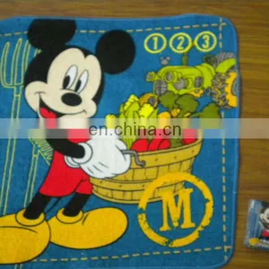 Customized Compressed Magic Towel 100% Cotton Towel Fabric With Printed Mickey Mouse thumbnail-3