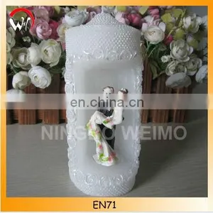 Wedding/home Decoration/valentine Hand Carved Candles thumbnail-1