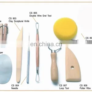 8pcs Assorted Clay Tool Set thumbnail-2