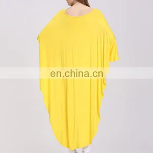 Latest Fashion Long Top Dolman Sleeve Design Short Front Long Back Top thumbnail-5