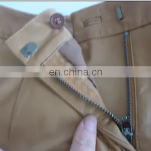 Ladies Loose Short Sheep Leather Pants thumbnail-4