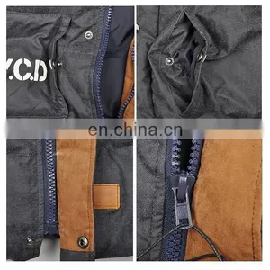 Brocade Polyester Cotton Brushing Warm Coat thumbnail-3