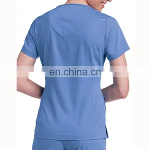 Made in China 100%Cotton Nurse Scrub Uniform Material thumbnail-3