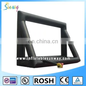 Cinema Inflatable Screen Custom Advertising Inflatable Movie Rear Projection tv Screen for Sale thumbnail-2