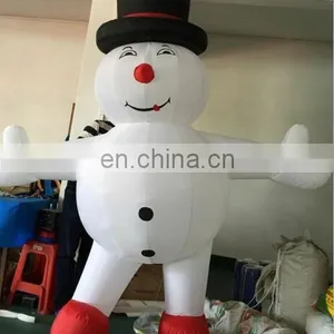 HI CE Inflatable Christmas Snowman Santa Costume for Christmas thumbnail-1