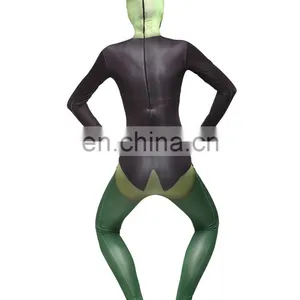 Green Frog Full Body Spandex Lycra Catsuit Cosplay Party Dress Funny Costume thumbnail-4