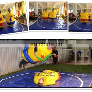 New Arrived Clown Figure PVC Tarpaulin Not Inflatable Family Sumo Suit thumbnail-3