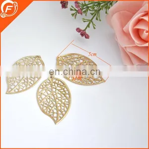 Sequin Flower Trim Golden Metal Leaf Trims for Clothing thumbnail-1