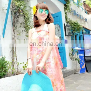 2015fashion Style Newest High Quality Silk Crepe Georgette Digital Printing Pareo(SP860L) thumbnail-5