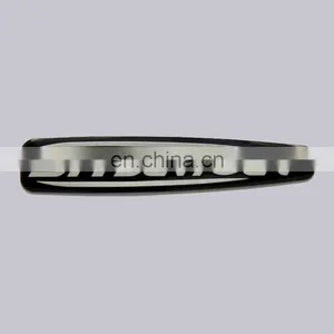 Top Quality Brushed Type And 3M Adhesive Backer Custom Made Embossed Aluminum Nameplate For Car Decoration thumbnail-1