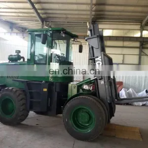 4WD 5ton Rough All Terrian Forklift for Sale thumbnail-5